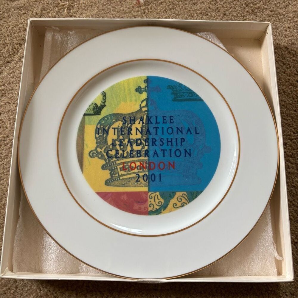 Shaklee International Leadership Celebration London 2001 Collectors Plate